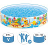 Бассейн INTEX «Утёнок» 58477, 122×25 см, жёсткий борт, от 3 лет